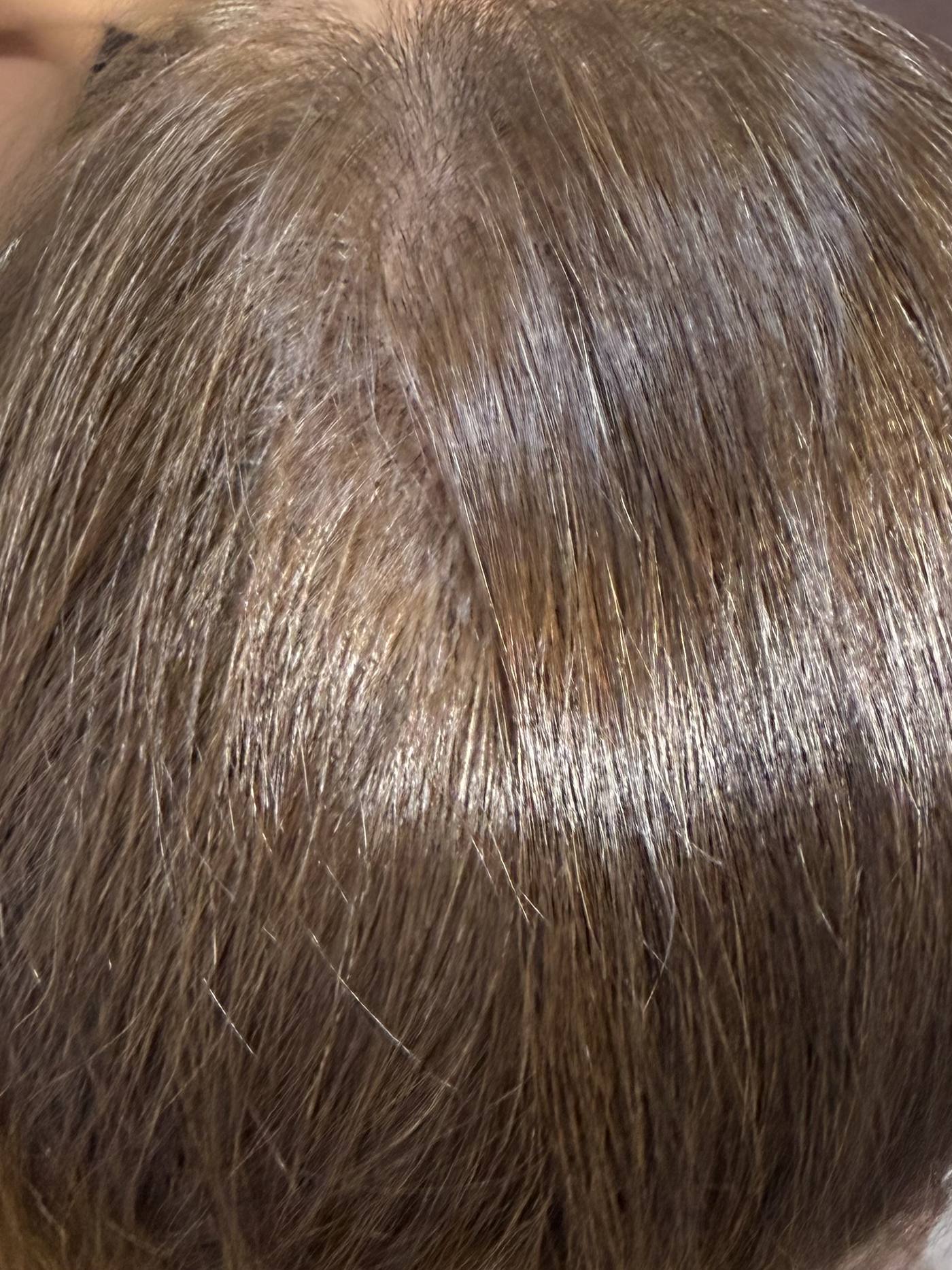 The same parting after the second session