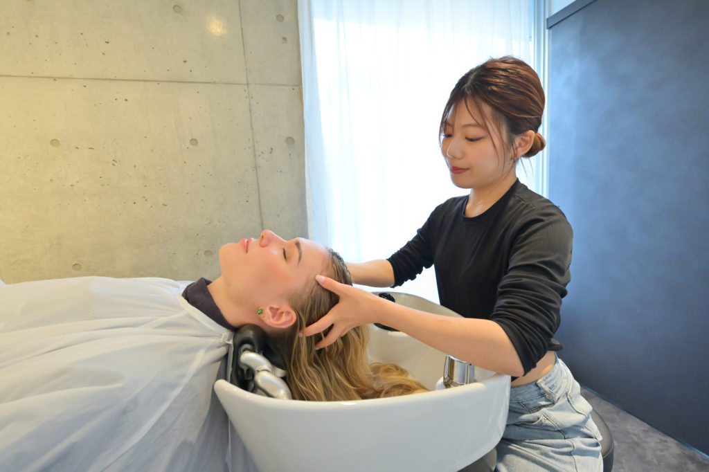 The best head spa place in Tokyo is Borderless Salon