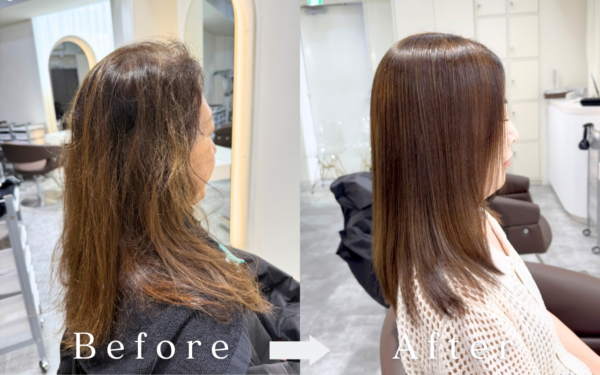 髪質改善×エイジング毛で艶のある綺麗な髪になれるBorderless Salon